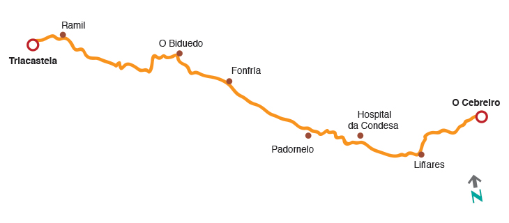 Camino frances etapa 1 galicia