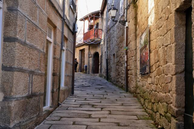 street, stone, allariz