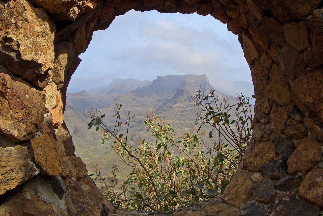 gran canaria, mountain, nature, outlook